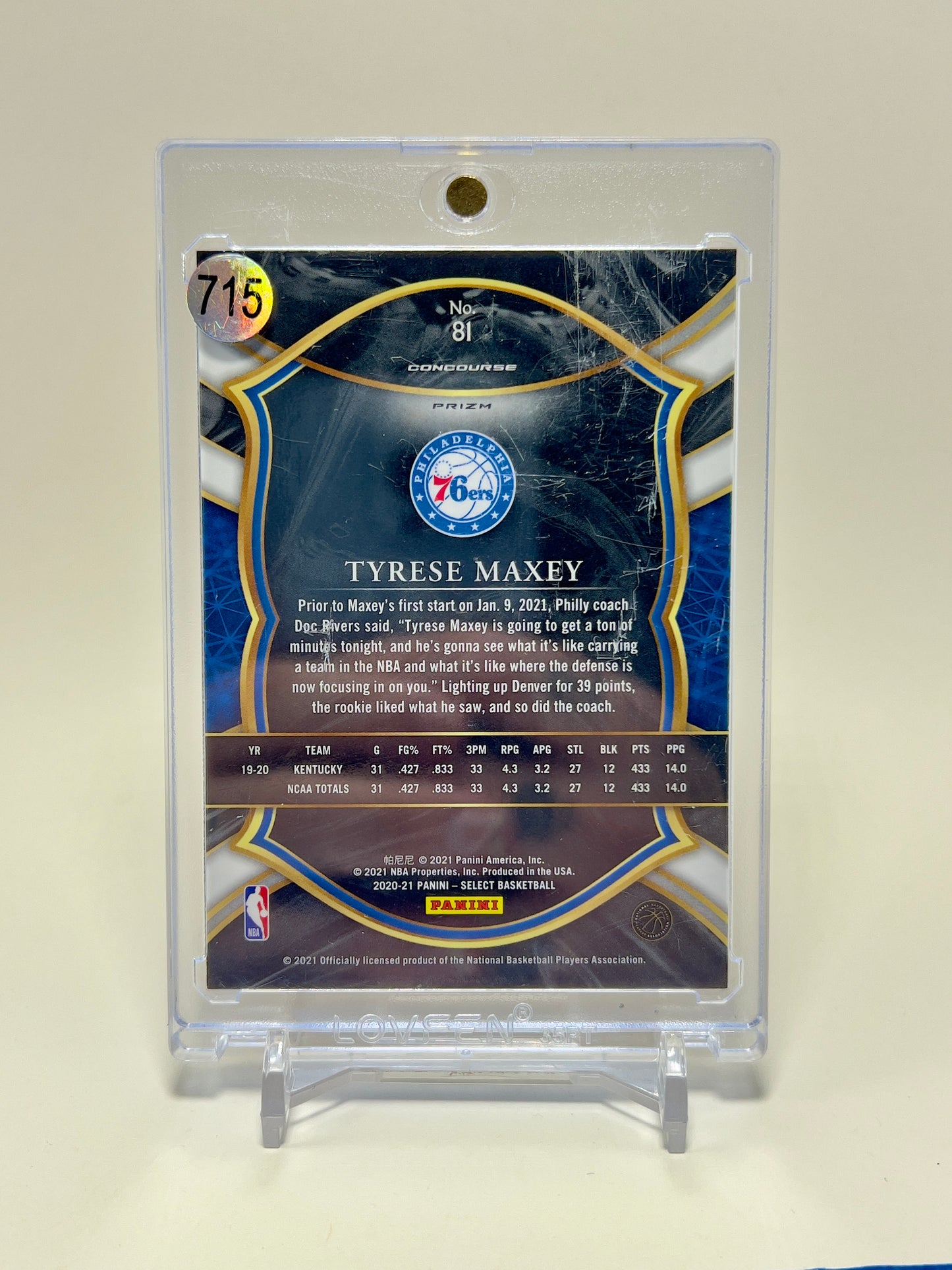 Tyrese Maxey - #81