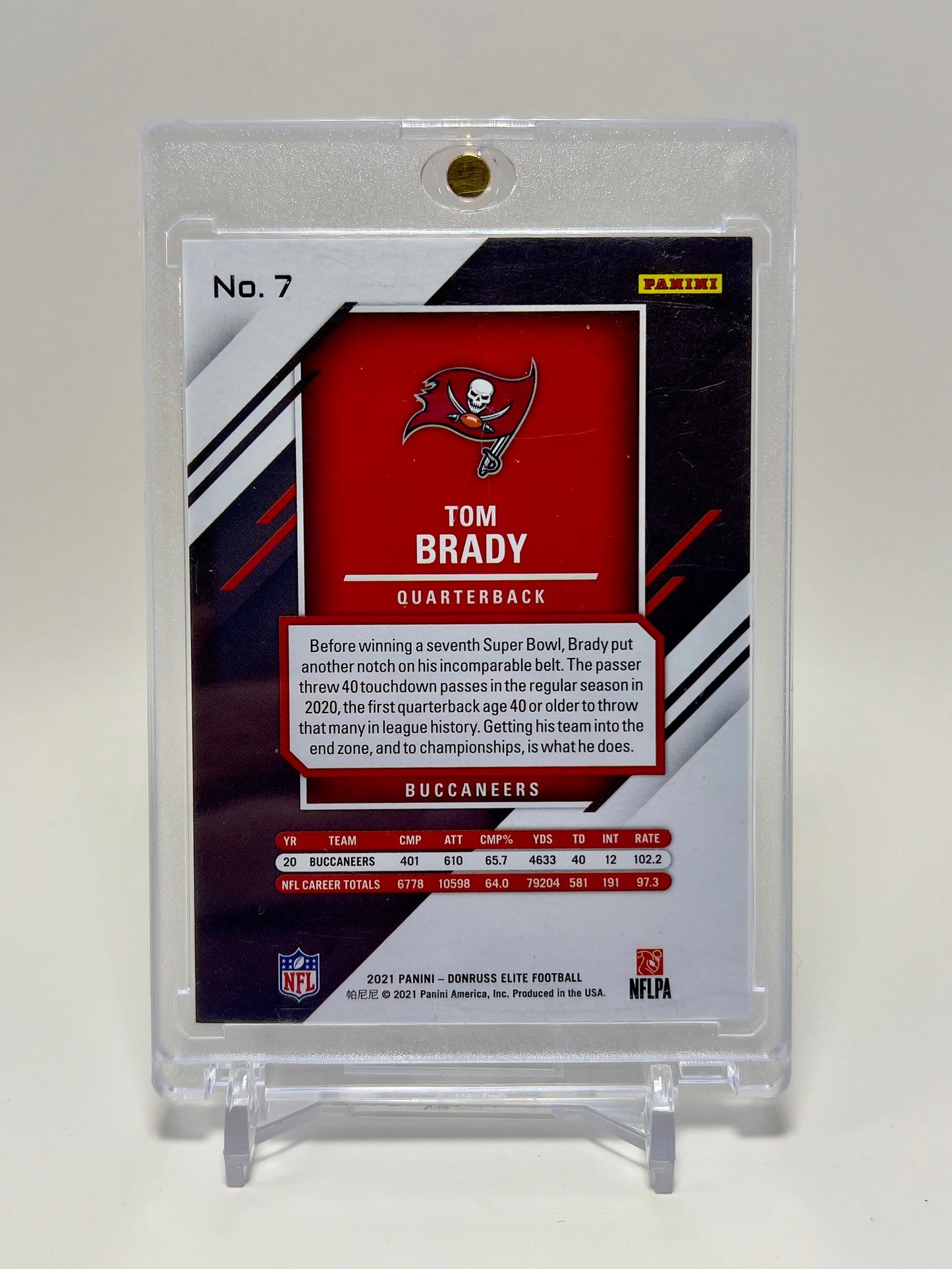 Tom Brady - Aspirations - #7 - 446/499