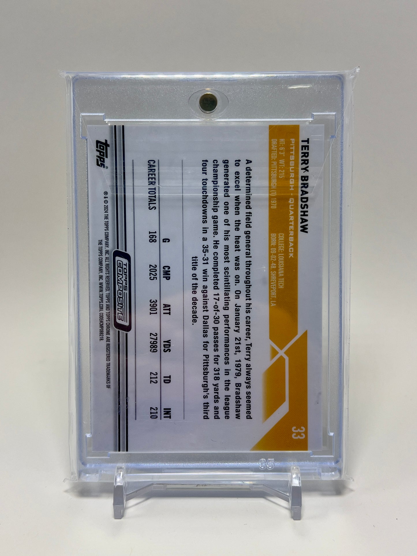 Terry Bradshaw - #33 - 098/175