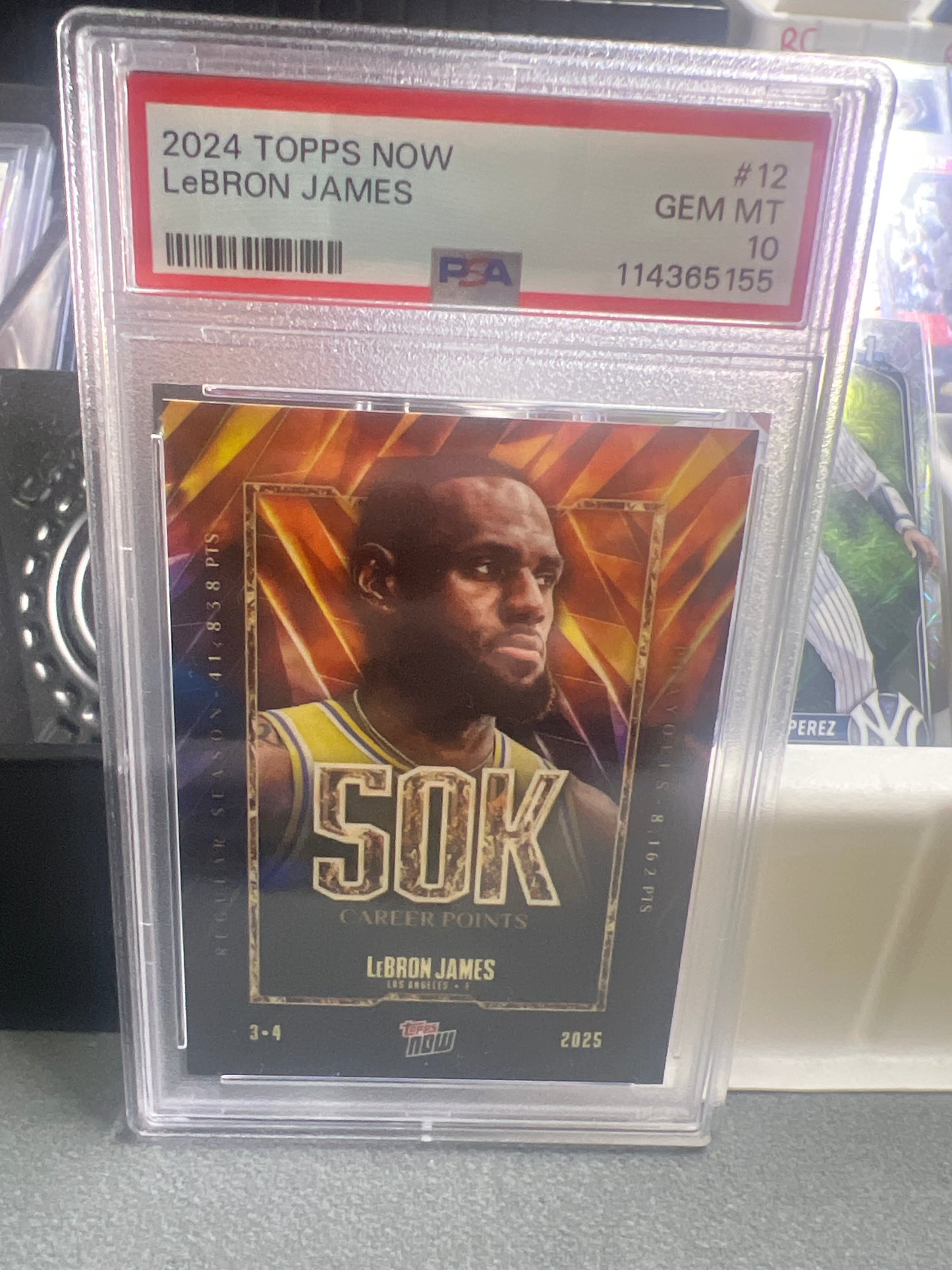 2024 Topps Now LeBron James PSA Gem MT 10